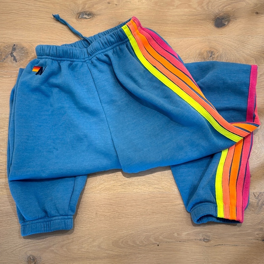 Aviator Nation blue women’s sweatpants, size XS, never worn